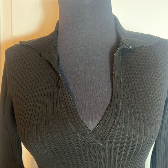 BNWT - COTTON CITIZEN IBIZA POLO DRESS - BLACK - S - Picture 3 of 7